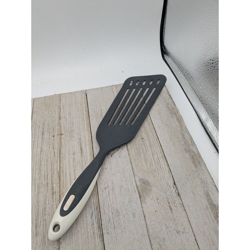 Vintage Zyliss Slotted Fish Spatula Turner 13" Gray